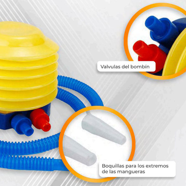 Lavapelo inflable con bombín Vitality - Imagen 3