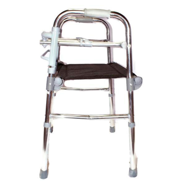 Andador plegable con asiento de lona - Imagen 3