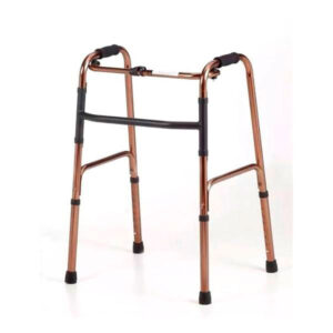 Andador paso a paso esmaltado cobre