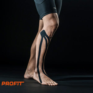 Tape kinesiológico negro 5cm x 5mts