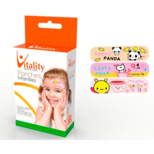 Parches infantiles con diseños Vitality