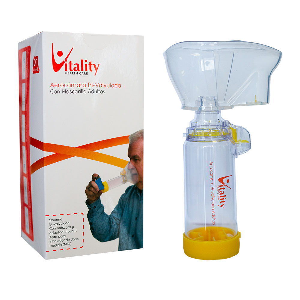 AEROCAMARA VITALITY BI-VALVULADA C-MASCARILLA ADULTO