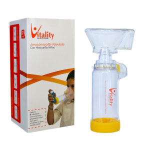 AEROCAMARA VITALITY BI-VALVULADA C-MASCARILLA INFANTIL