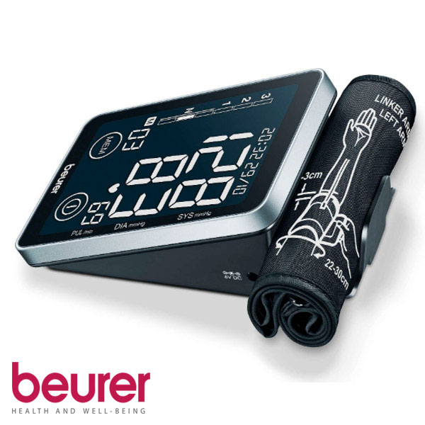 Toma presión de brazo automático con pantalla táctil Beurer BM58