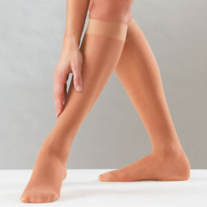 Calcetín de compresión graduada extra fuerte M31; BEIGE